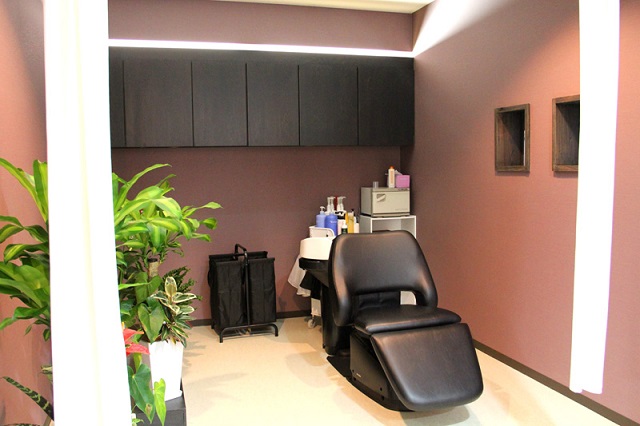 茶室をイメージしたリラックスできる空間